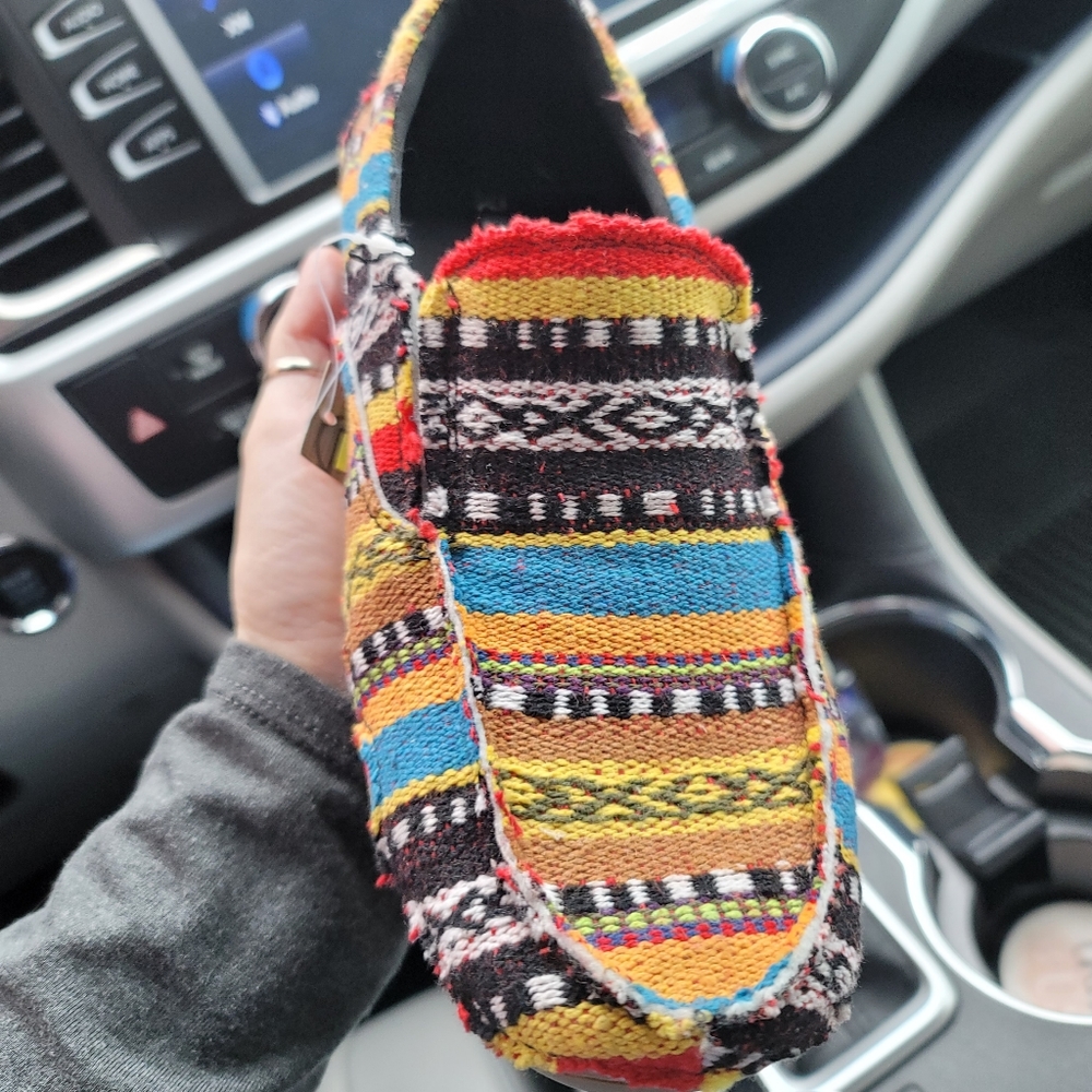 Roper Liza multi color Southwest driving shoe size 6.5